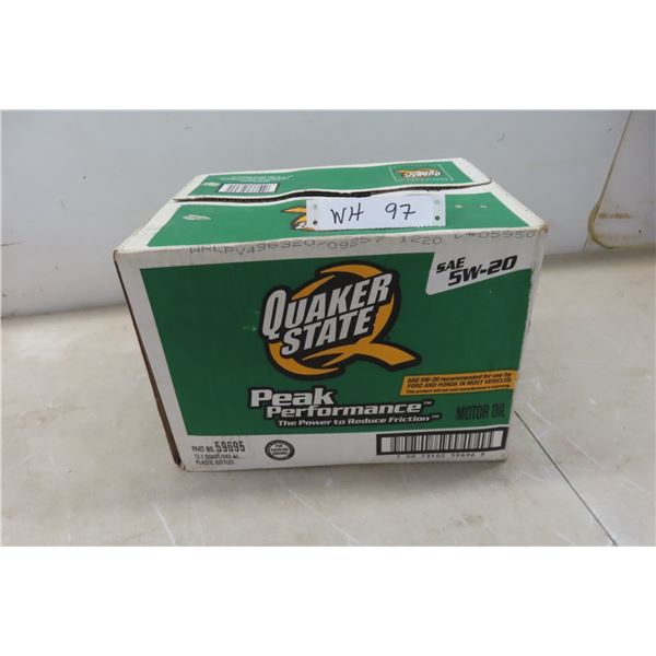 Case of 12  Containers SAE 5W-20 Motor Oil 