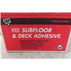 Image 3 : Case of 12 28 OZ Tubes of 4000 Subfloor and Deck Adhesive