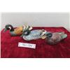 Image 1 : 3 Wood Ducks Largest 4 1/4x10x4