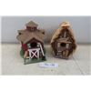 Image 1 : 2 New Birdhouses Never Hung Outside Barn 9'' High and Gone Fishing 8 3/4'' High