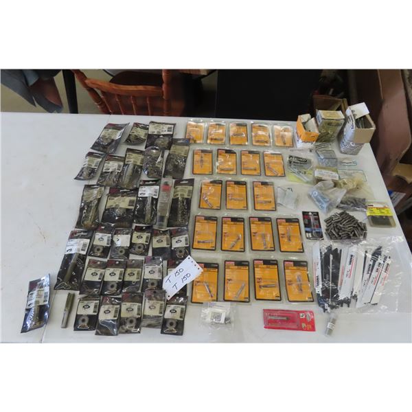 New Router Bits, Guide Bearings, Recip Saw Blades, Screws