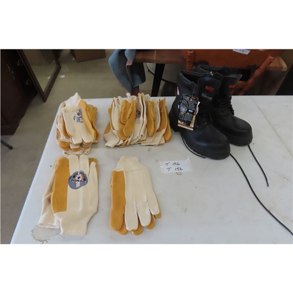 11 Pairs New Work Gloves New with Tags Thinsulate Boots Size 7