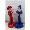 Image 2 : 3 Porcelain Dolls 14'' Tall Two Have Arms Broken Off