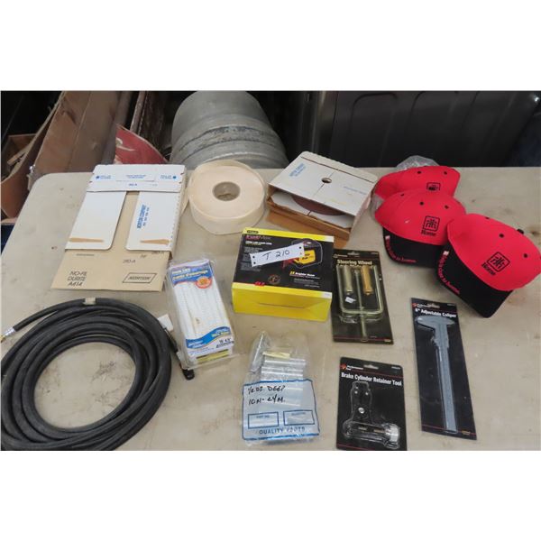 New 6'' Adjustable Caliper, Steering Wheel, Steering