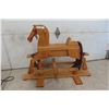 Image 1 : Oak Glider Horse 32x42x16