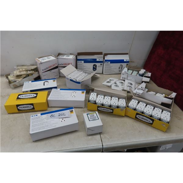 Electrical Supplies New Receptacles Face Plate Covers