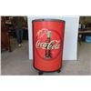 Rolling Coca Cola Cooler 35'' H x 22'' Across