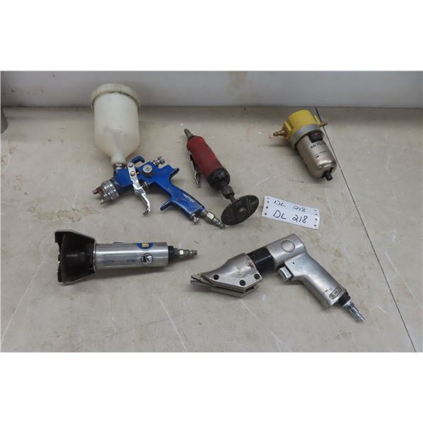 Air Tools, Angle Grinder, Metal Shear, Die Grinder, Spray Gun and Air Filter