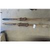 2 Vintage Hickory Ski's 74'' Long