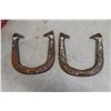 Image 3 : Vintage Horse Shoes Used for Horseshoe Pitching Game No Stakes