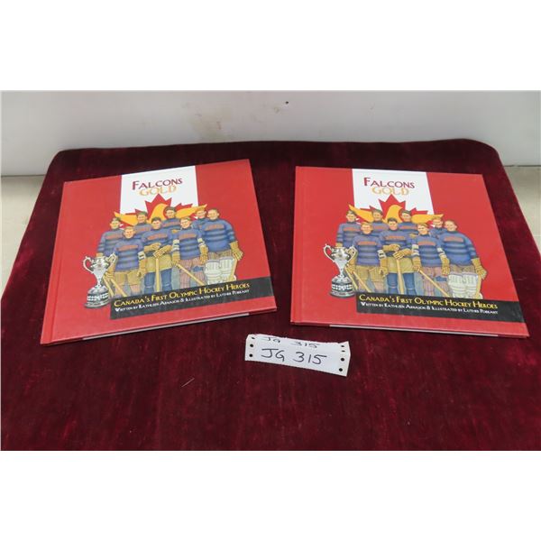 2 Books on Falcons Gold Canada's First Olympic Hockey Heroes 