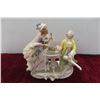 Image 10 : 6 Dresdin Figurines Largest Piece 6 3/4x7x3 1/2