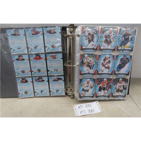 Binder Full of Hockey Cards
