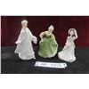3 Royal Doulton Figurines Fair Maiden 1966 5'', Helen 1984 5'' 