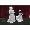 Image 2 : 2 Royal Doulton Figurines Emily 1989 8 1/4'' T and Margaret 2006 7'' T