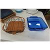 Image 5 : Anchor Bakeware with Holding Tray Pyrex Casserole Dish 