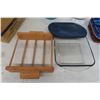 Image 6 : Anchor Bakeware with Holding Tray Pyrex Casserole Dish 