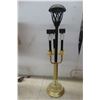 Image 5 : Table Lamp With Shade 31'' H and Solar Lamp 29'' H