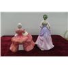 Image 3 : 2 Royal Doulton Figurines Wistful 1978 7 1/2'' T and Jessica 1997 8 1/4''T