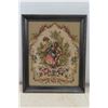 Image 4 : 2 Framed Pictures Largest 25x19 and Framed Petit Point 23x19