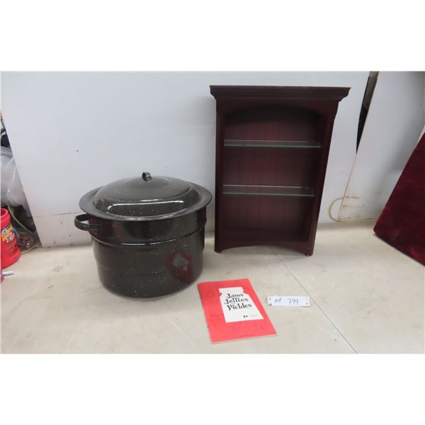 Curio Shelf 21x15x5 Canning Pot