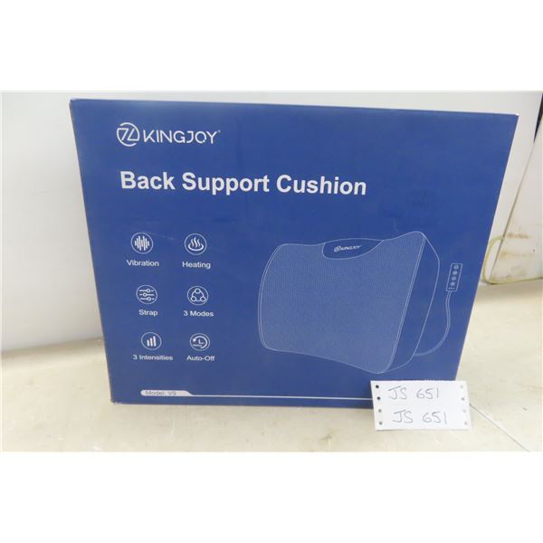 King Joy Back Support Cushion with Heat and Vibration 