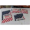 Image 1 : New 4 Trump Flags 13''x18''