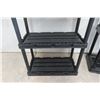 Image 5 : 2 Plastic Shelving Units 71x31x14, 63x24x12