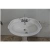 Image 3 : Pedestal Bathroom 2 Piece Sink with Taps
