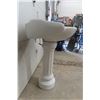 Image 6 : Pedestal Bathroom 2 Piece Sink with Taps