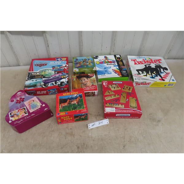 Jigsaw Puzzles Fun with Balloons Wood Brain Teasers and Twister 