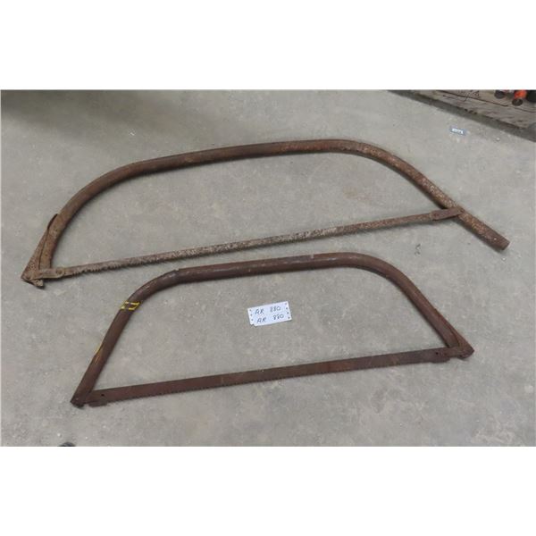 2 Vintage Bow Saws