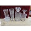Image 2 : Crystal/Cut Glass Decanters Wine Glasses, Vases, Ice Bucket