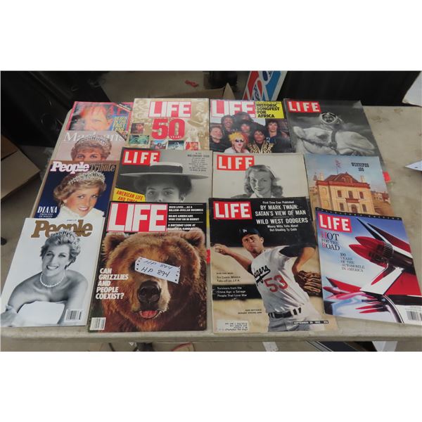 Magazines Time, Life, People 1980's-2000's