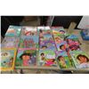 Image 1 : Children's Books Dora The Explorer and Pencil Crayons 