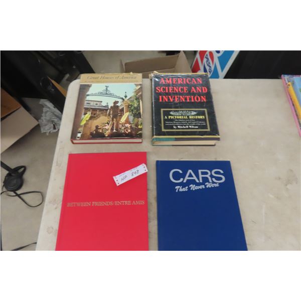 Coffee Table Books Science and Invention, Cars That Never Were, Between Friends