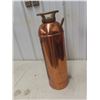 Image 5 : Copper + Brass Fire Extinguisher 