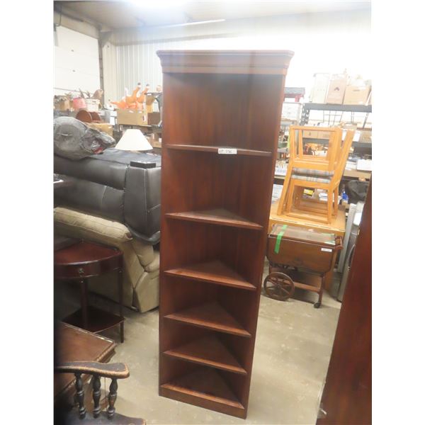 Corner Open Shelf 78" up to 10" up to 22"