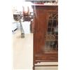 Image 4 : Oak China Cabinet 62" x 36"x 15" 