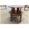 Image 1 : 2 Tier End Table Diameter 23"x 24" High 