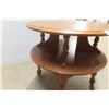 Image 4 : 2 Tier End Table Diameter 23"x 24" High 