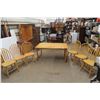 Image 1 : Table 30" x 36" x 60" + 6 Chairs 