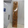 Image 1 : Welcome Sign 11"x57"