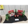 Image 1 : Old Pop Bottles with 2 Carriers, Orange Crush, Coca Cola, 7 Up + 