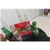 Image 2 : Old Pop Bottles with 2 Carriers, Orange Crush, Coca Cola, 7 Up + 