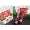Image 3 : Old Pop Bottles with 2 Carriers, Orange Crush, Coca Cola, 7 Up + 