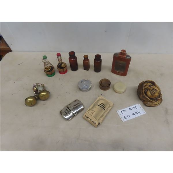 Fold Out Travel Glass Bottles + Telephone Bill + 