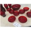 Image 3 : 15x Ruby Glasses , Bowls, Vases