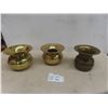 Image 1 : 3 x Brass Spittoons 