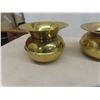 Image 4 : 3 x Brass Spittoons 